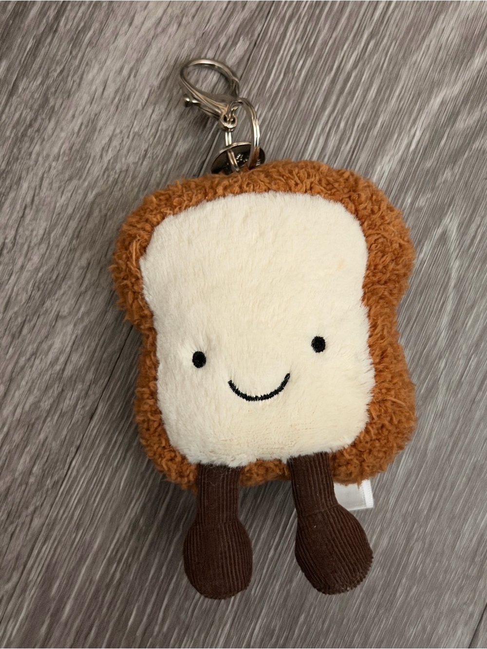 Jellycat Toast bag charm
